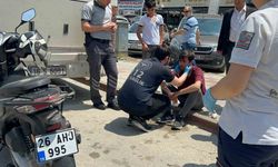 Çalınan motosikletini teslim aldı, park halindeki otobüse çarptı