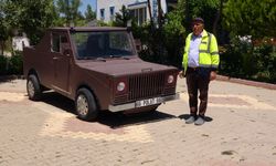 Hurda malzemelerle yaptığı aracı 50 bin liraya mal etti, saatte 110 kilometre hıza ulaşıyor