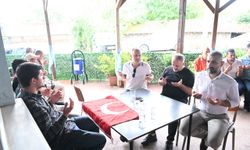 Şehitlere Kur'an-ı Kerim okuyup dua ettiler
