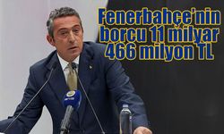 Fenerbahçe’nin borcu 11 milyar 466 milyon TL