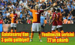 Galatasaray'dan 3 gollü galibiyet! Nefes kesen maçta rekor seri...