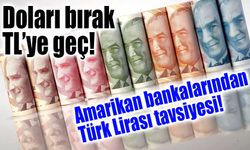Amarikan bankalarından Türk Lirası tavsiyesi!