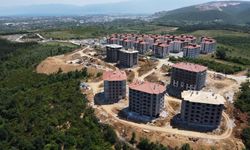 Bursa'da yeni TOKİ projesinde bloklar yükseliyor