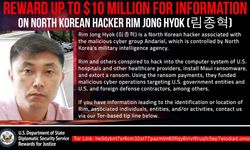 ABD'den Kuzey Koreli bilgisayar korsanı hakkında bilgi sağlayana 10 milyon dolar ödül!