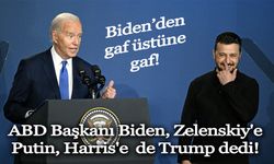 ABD Başkanı Biden, Zelenskiy'e Putin, Harris'e  de Trump dedi!