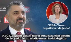 RTÜK Başkanı Şahin: Haber sunucusu olan birinin devlet yetkililerini tehdit etmesi haddi değildir