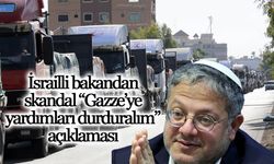 İsrailli bakandan skandal “Gazze’ye yardımları durduralım” açıklaması