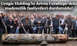 Artvin Cerattepe'de madencilik faaliyetleri durduruldu!