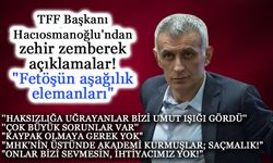 TFF Başkanı Hacıosmanoğlu'ndan zehir zemberek açıklamalar! "Fetöşün aşağılık elemanları"