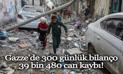 Gazze'de 300 günlük bilanço: 39 bin 480 can kaybı!