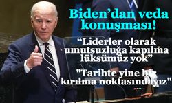 Biden, dördüncü ve son defa BM Genel Kurulu’na hitap etti: "Tarihte yine bir kırılma noktasındayız"