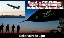 Bayraktar KIZILELMA’nın üretim prototipi ilk uçuş testini başarıyla tamamladı