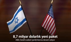 ABD'den İsrail'e 8,7 milyar dolarlık askeri yardım paketi