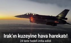 Irak’ın kuzeyine düzenlenen hava harekatında 24 terör hedefi imha edildi