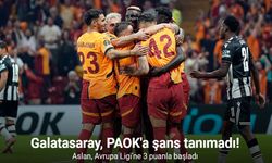 Galatasaray, PAOK'a şans tanımadı! Aslan, Avrupa Ligi'ne 3 puanla başladı