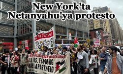 New York'ta binlerce kişi Netanyahu'yu protesto etti