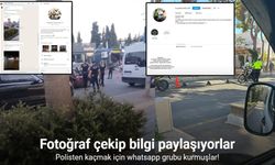 Polisin yaptığı denetimlerden kaçmak isteyenler ’whatsapp’ grubu kurmuş