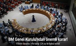 BM Genel Kurulu, İsrail'in işgal ettiği Filistin topraklarından çekilmesi istenen kararı kabul etti