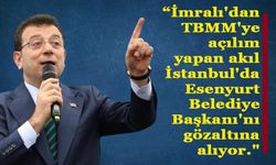 İBB Başkanı Ekrem İmamoğlu Esenyurt Belediye Başkanı'nın gözaltına alınmasıyla ilgili konuştu!