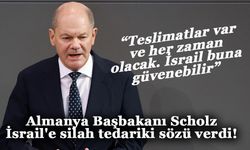 Almanya Başbakanı Scholz'den İsrail'e silah tedariki sözü!