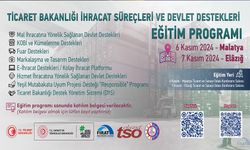 Ticaret Bakanlığı ihracat süreçleri ve devlet destekleri eğitim programı başlıyor