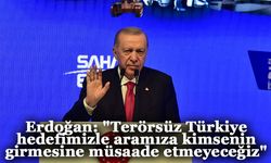 Cumhurbaşkanı Erdoğan: "Terörsüz Türkiye hedefimizle aramıza kimsenin girmesine müsaade etmeyeceğiz"