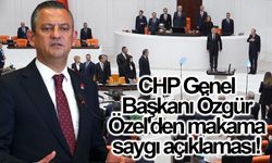 CHP Genel Başkanı Özgür Özel'den makama saygı açıklaması!