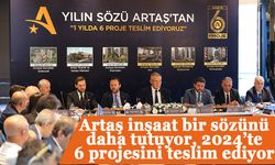 Artaş inşaat bir sözünü daha tutuyor, 2024’te 6 projesini teslim ediyor