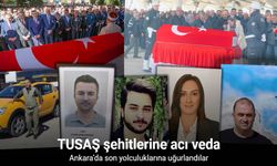 TUSAŞ şehitleri Ankara’da son yolculuklarına uğurlandı