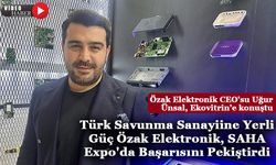 Türk Savunma Sanayiine Yerli Güç Özak Elektronik, SAHA Expo'da Başarısını Pekiştirdi