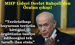 MHP Lideri Devlet Bahçeli'den Öcalan çıkışı!