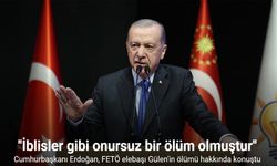 Erdoğan: "insan kılıklı iblisler gibi onursuz bir ölüm olmuştur”