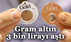 Gram altın 3 bin lirayı aştı