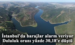 İstanbul'da barajlar alarm veriyor: Doluluk oranı yüzde 30,18'e düştü