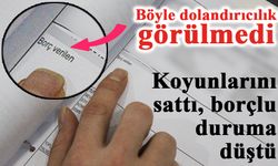 Böyle dolandırıcılık görülmedi, koyunlarını sattı, borçlu duruma düştü