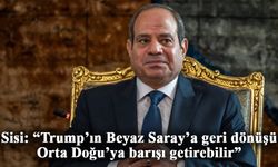 Sisi’den Trump’a tebrik: “Trump’ın Beyaz Saray’a geri dönüşü Orta Doğu’ya barışı getirebilir”