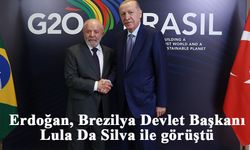 Cumhurbaşkanı Erdoğan, Brezilya Devlet Başkanı Lula Da Silva ile görüştü