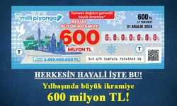 Yılbaşında tamamı dağıtım garantili rekor büyük ikramiye tam 600 milyon TL!