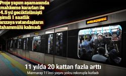 İstanbul’un en yoğun kullanılan geçidi Marmaray 11’inci yaşını yolcu rekoruyla kutladı