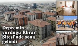 Depremin vurduğu Ebrar Sitesi'nde sona gelindi