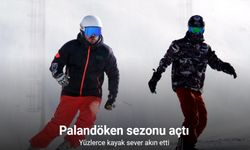 Palandöken'de kayak sezonu açıldı!