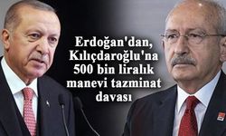 Erdoğan'dan, Kılıçdaroğlu'na 500 bin liralık manevi tazminat davası