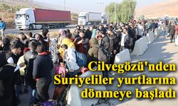 Cilvegözü'nden Suriyeliler yurtlarına dönmeye başladı