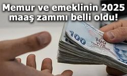 Memur ve emeklinin 2025 maaş zammı belli oldu!