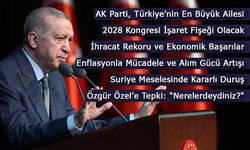 Erdoğan'dan, Enflasyon, İhracat ve Suriye Açıklaması!