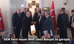 DEM Parti heyeti MHP lideri Bahçeli ile görüştü