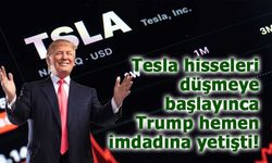 Tesla hisseleri düşünce Trump hemen imdadına yetişti!