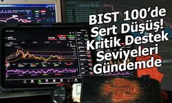BIST 100’de Sert Düşüş: Kritik Destek Seviyeleri Gündemde
