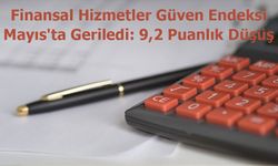 Finansal Hizmetler Güven Endeksi Mayıs'ta Geriledi: 9,2 Puanlık Düşüş