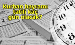 Kurban bayramı tatili kaç gün olacak?